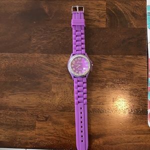 Silicone Purple Watch